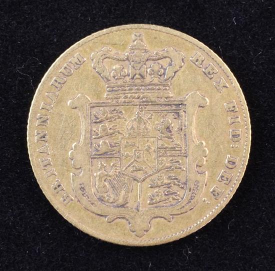 A George IV 1826 gold sovereign